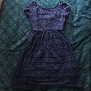 Dark blue lace dress, sz. small!